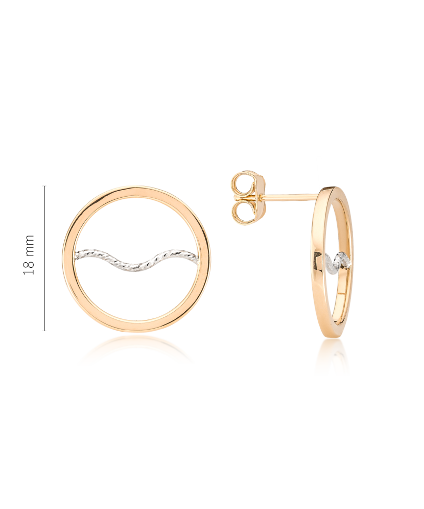 Gold earrings Gold earrings