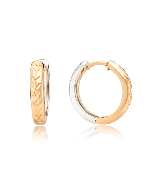 Gold earrings