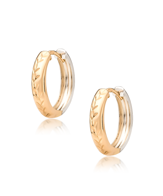 Gold earrings