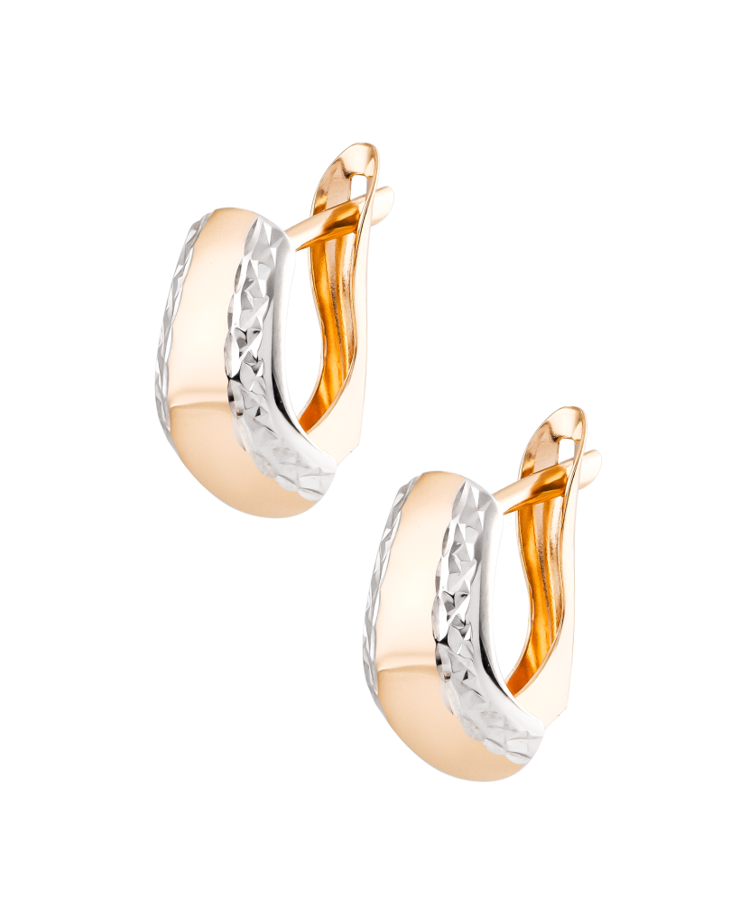 Gold earrings Gold earrings