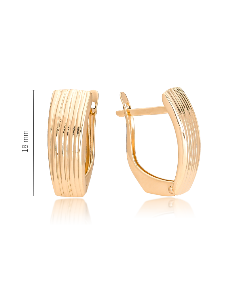 Gold earrings Gold earrings