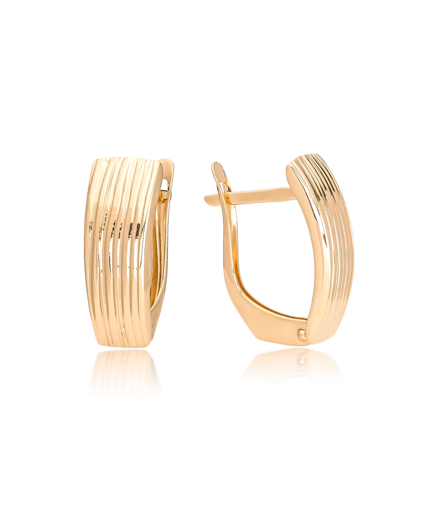 Gold earrings Gold earrings