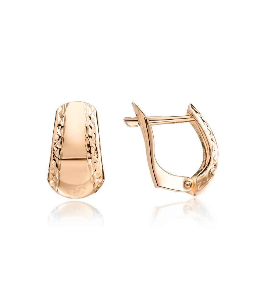 Gold earrings Gold earrings