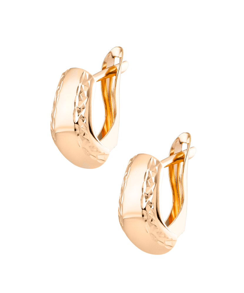 Gold earrings Gold earrings