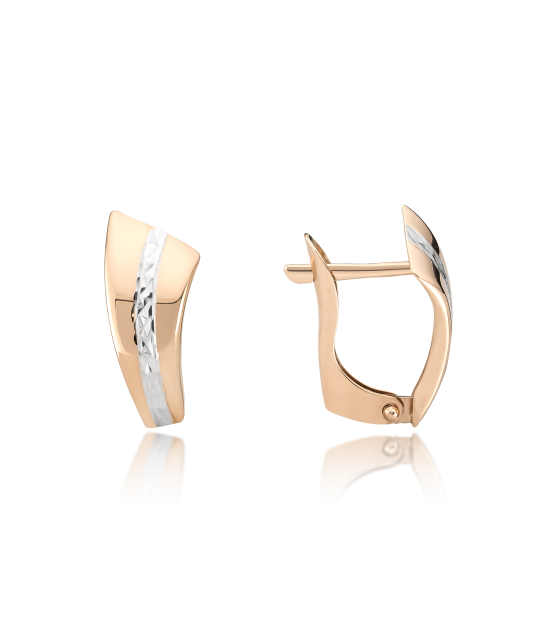 Gold earrings
