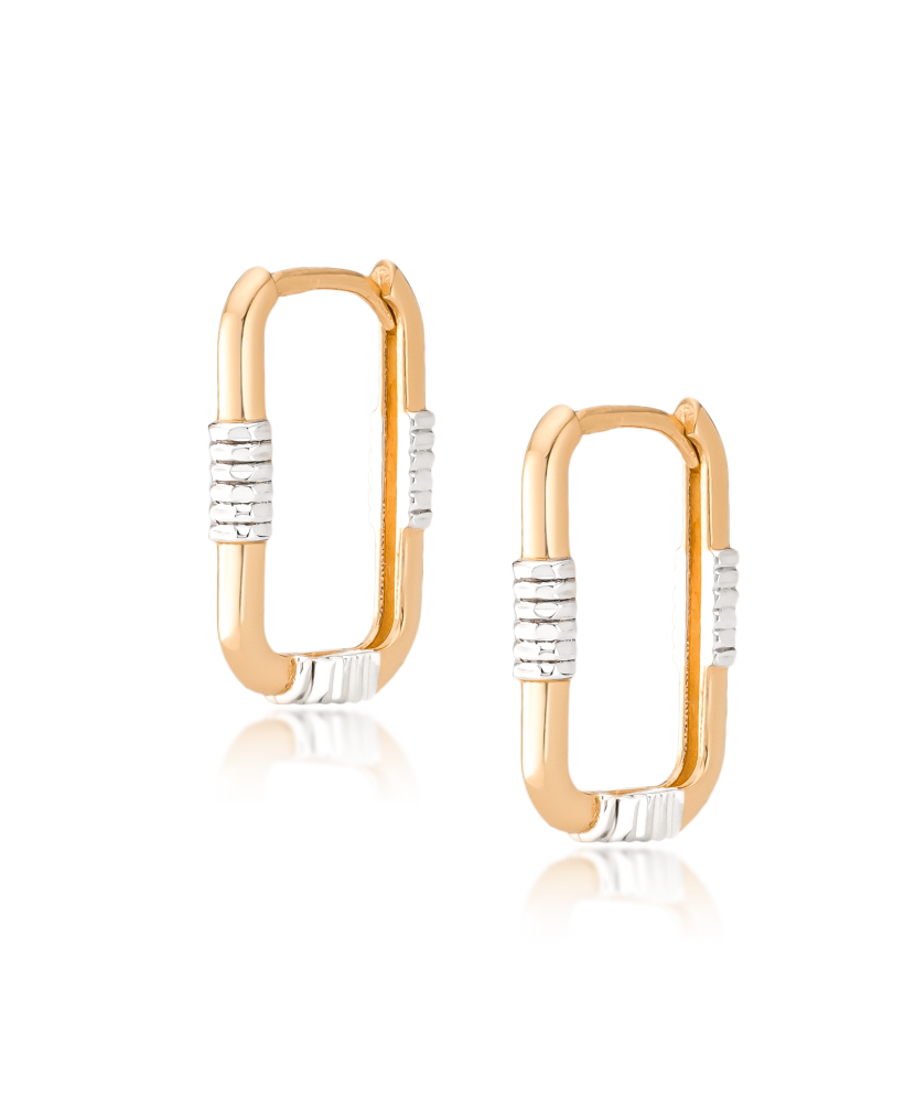 Gold earrings Gold earrings