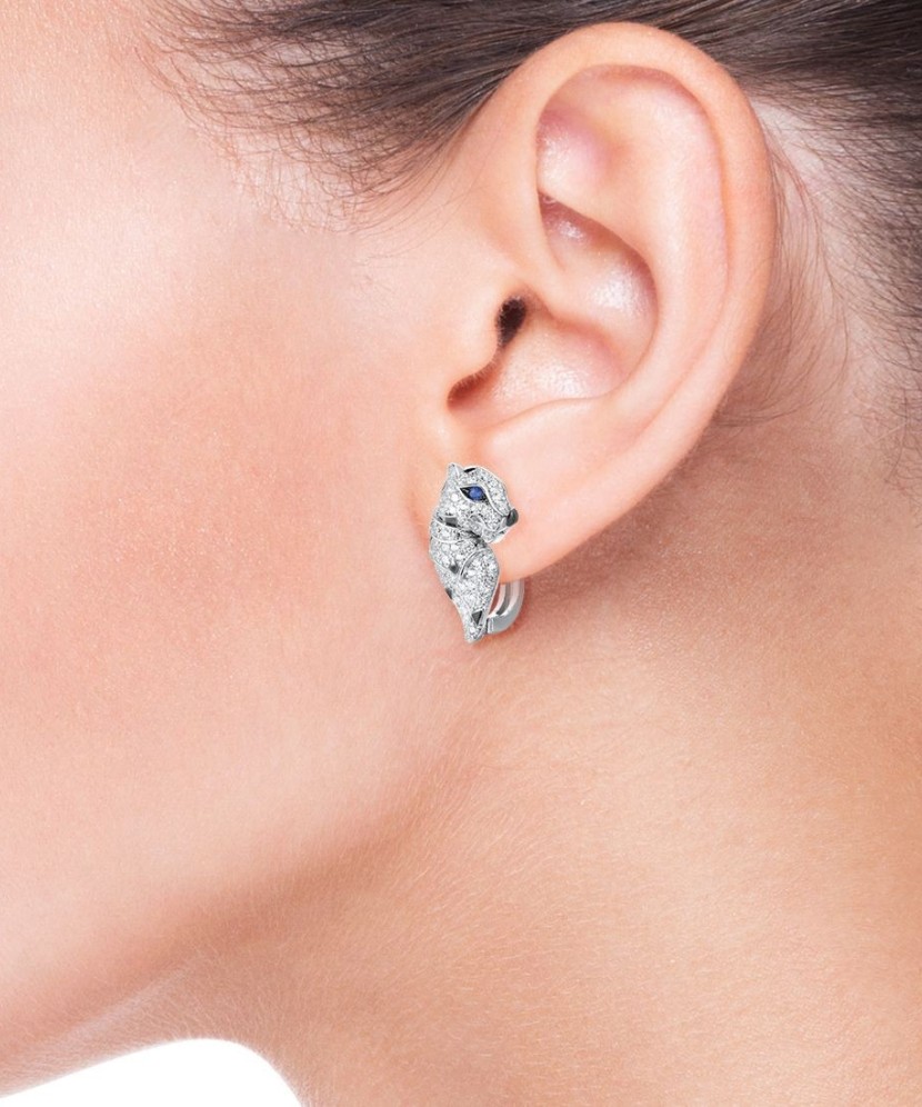 Серьги из серебра с цирконами Серьги из серебра с цирконами