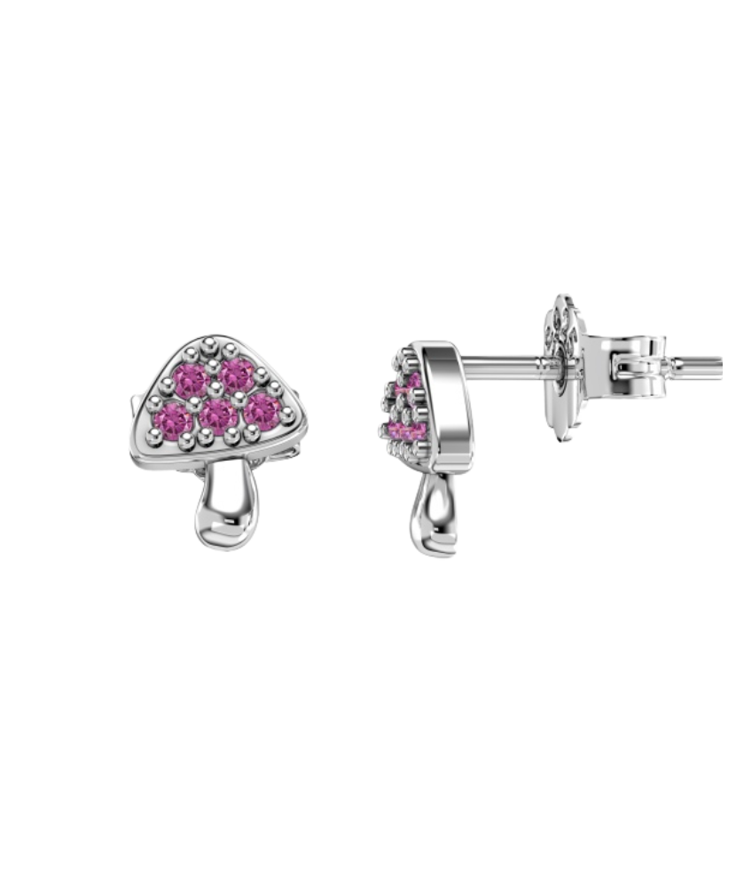 Sterling silver earrings with zircons Sterling silver earrings with zircons