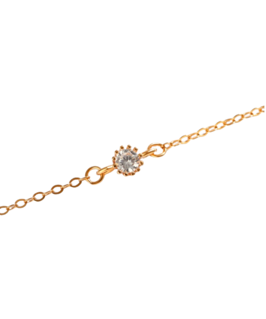 Позолоченный серебряный браслет с эмалью и цирконами