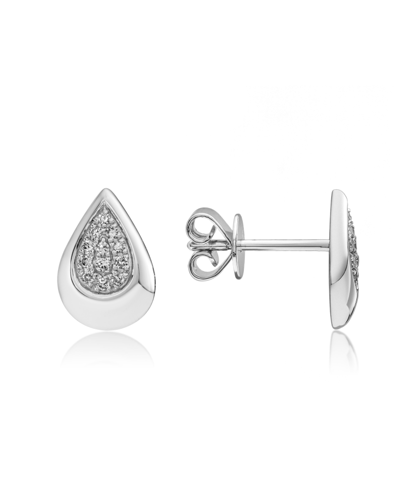 White Gold earrings with diamonds