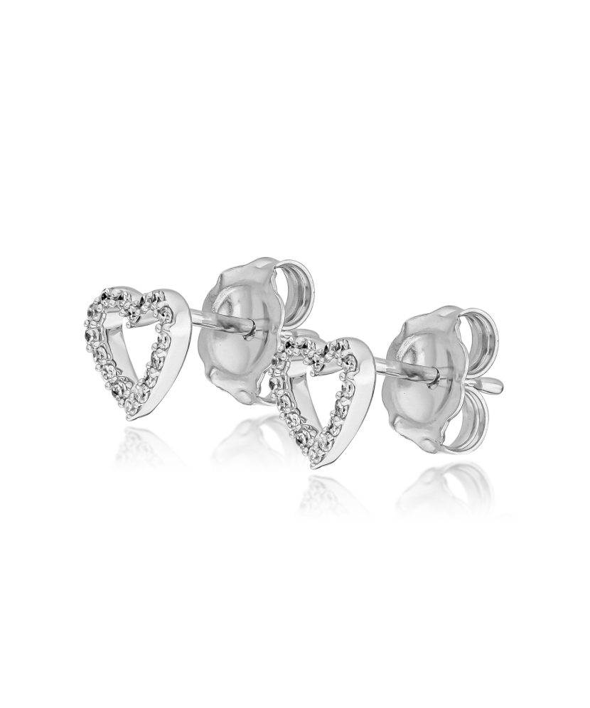 Серьги из белого золота с бриллиантами Серьги из белого золота с бриллиантами