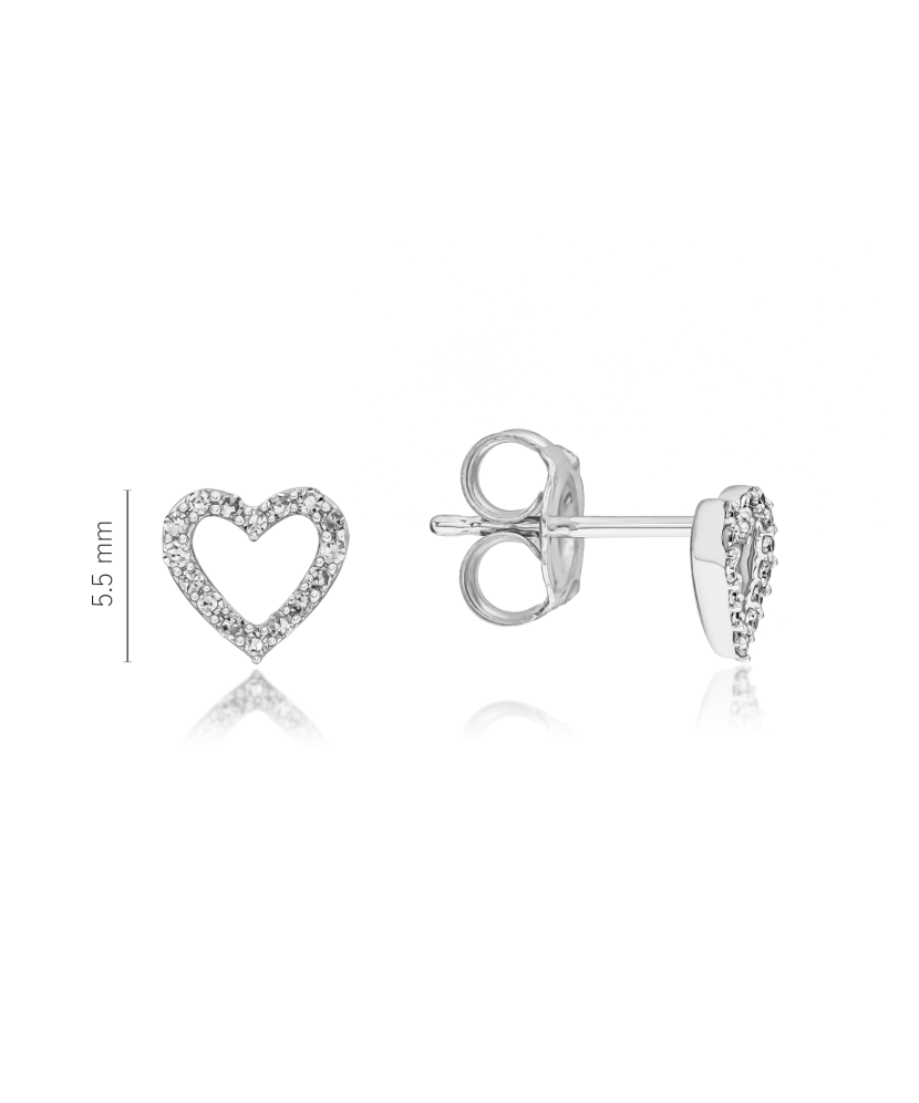 Серьги из белого золота с бриллиантами Серьги из белого золота с бриллиантами