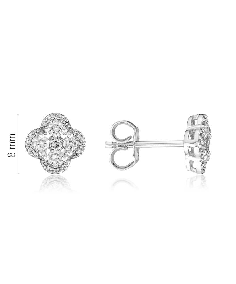 White Gold earrings with diamonds