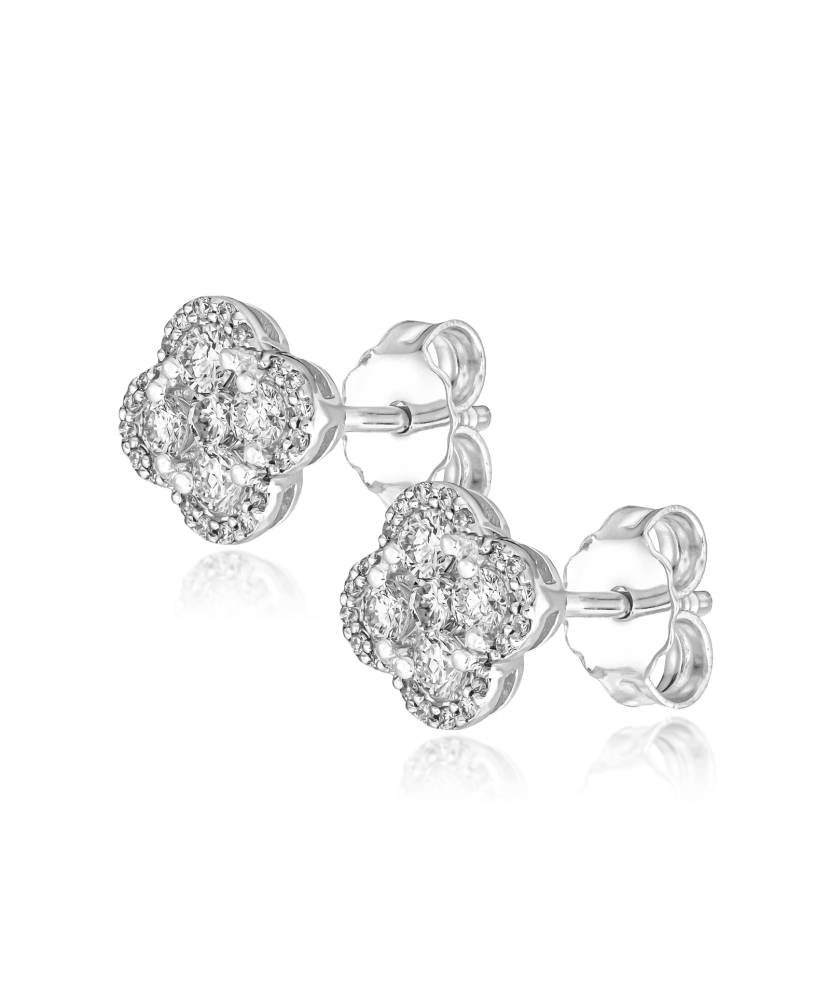 White Gold earrings with diamonds