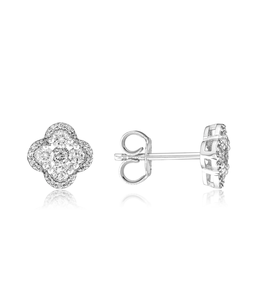 White Gold earrings with diamonds