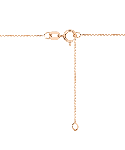 Gold chain with diamond pendant
