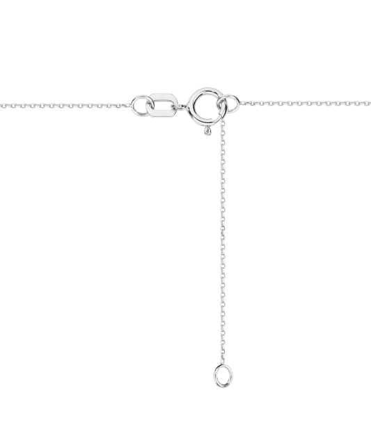 White Gold Chain With London Topazes and Diamonds