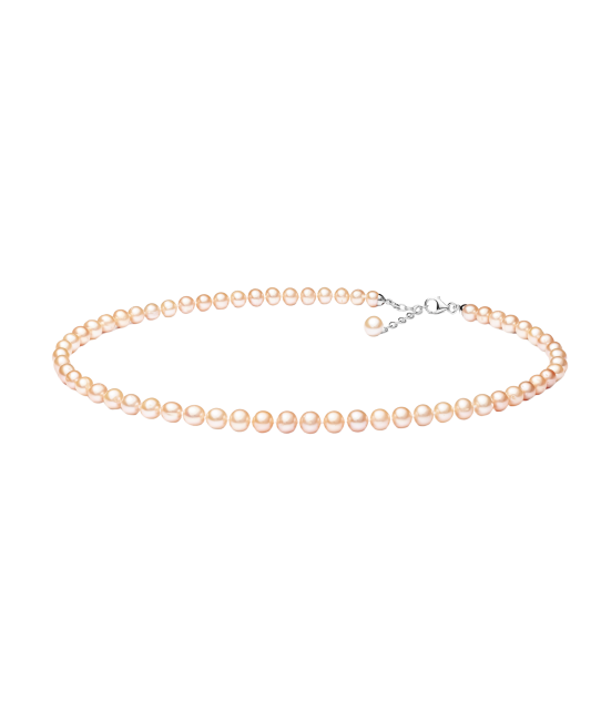 Pearl necklaces with sterling silver