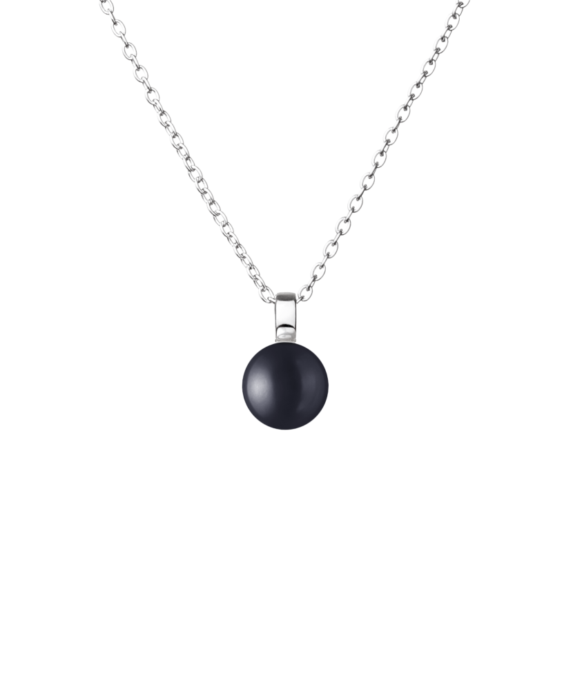 Sterling silver chain with pearl