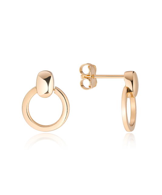 Gold earrings