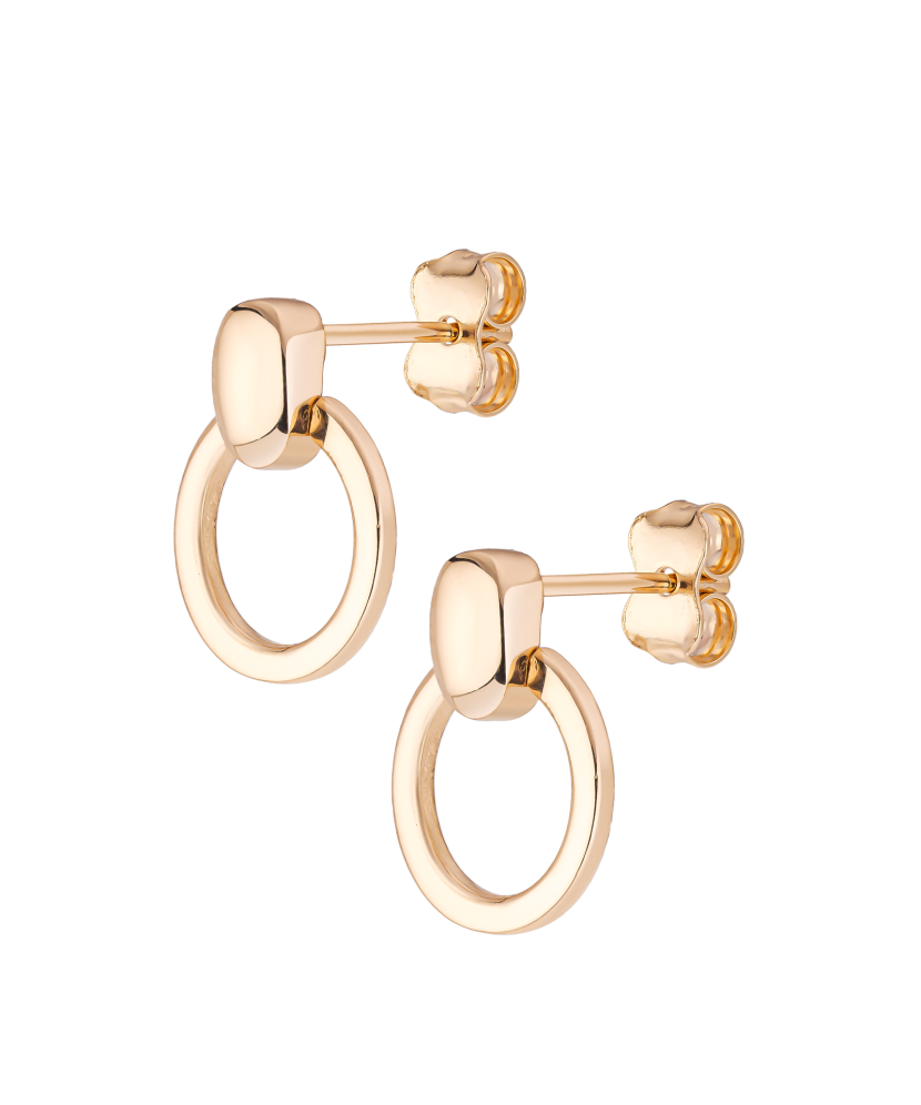 Gold earrings Gold earrings