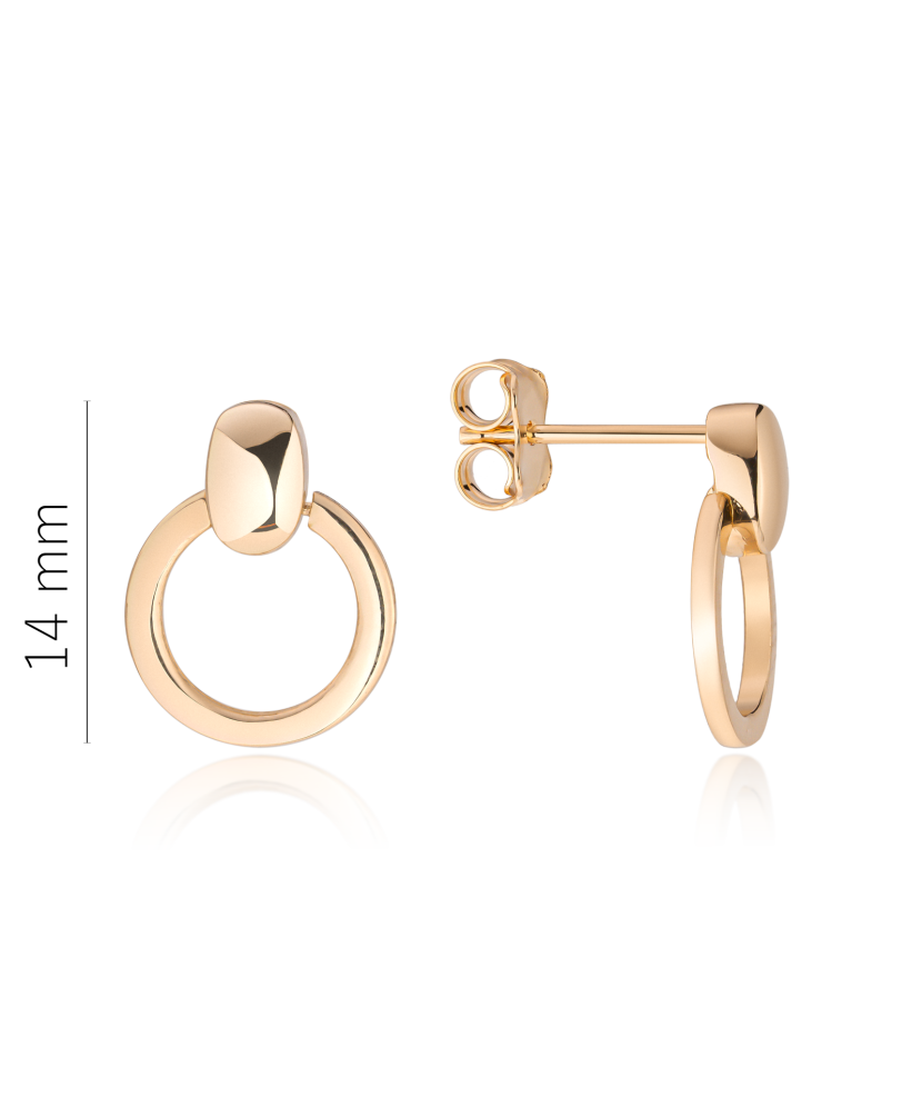 Gold earrings Gold earrings