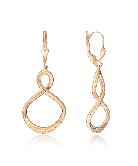 Gold earrings