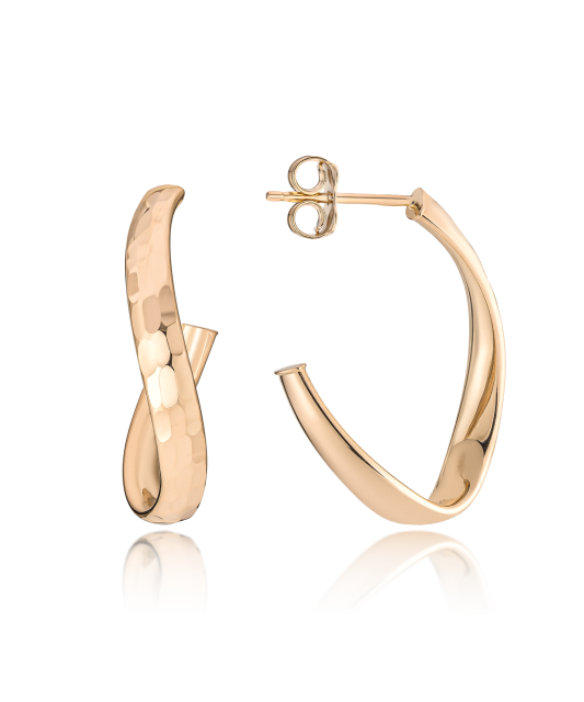 Gold earrings