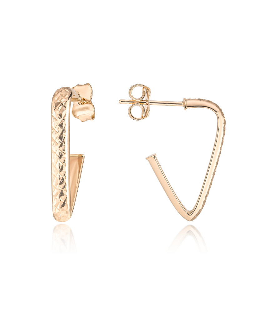 Gold earrings Gold earrings