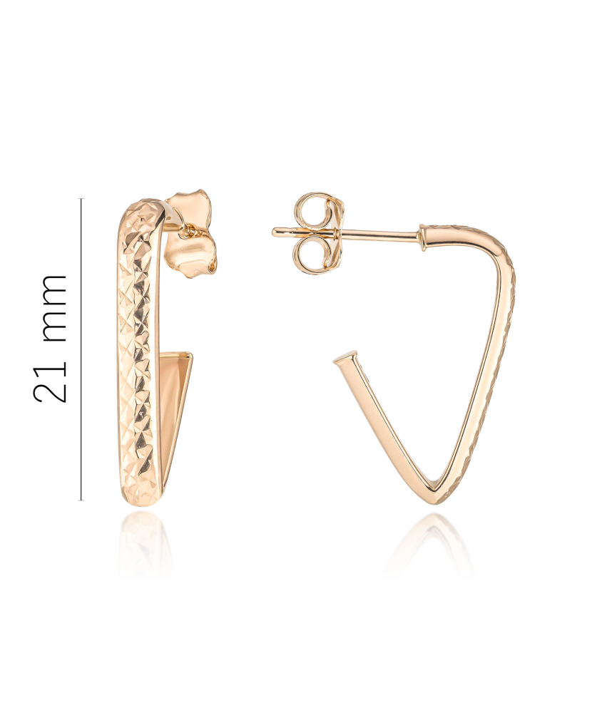 Gold earrings Gold earrings