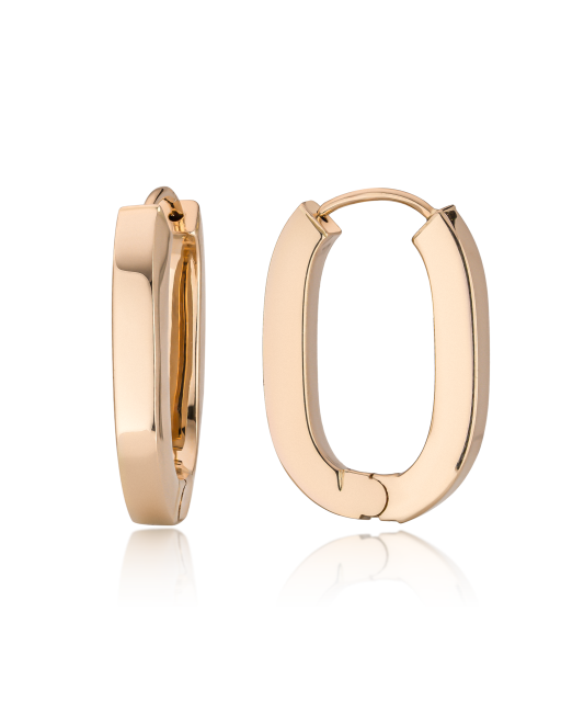Gold earrings