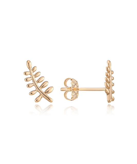 Gold earrings