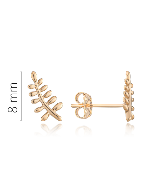 Gold earrings