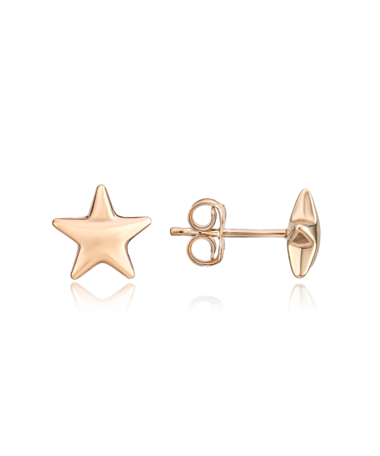 Gold earrings