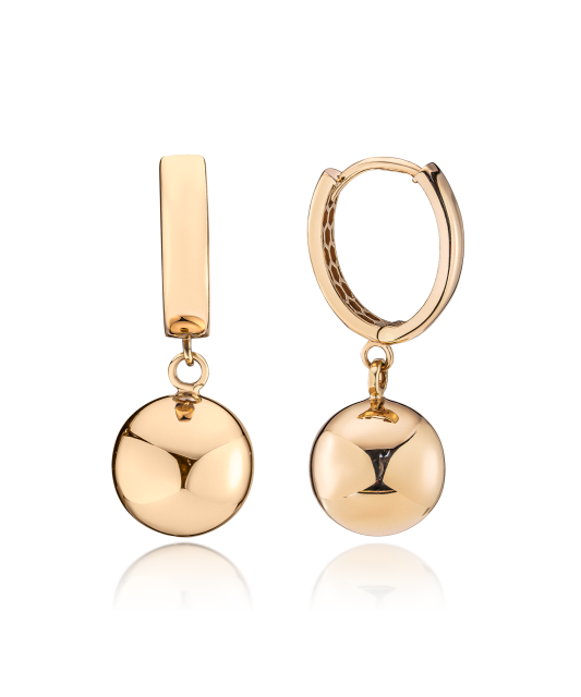 Gold earrings