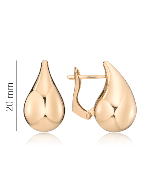 Gold earrings