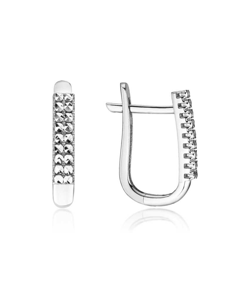 White gold earrings White gold earrings