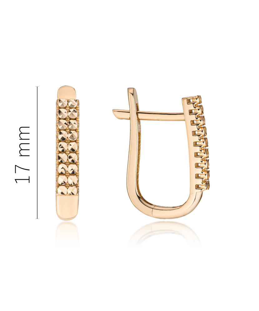 Gold earrings Gold earrings