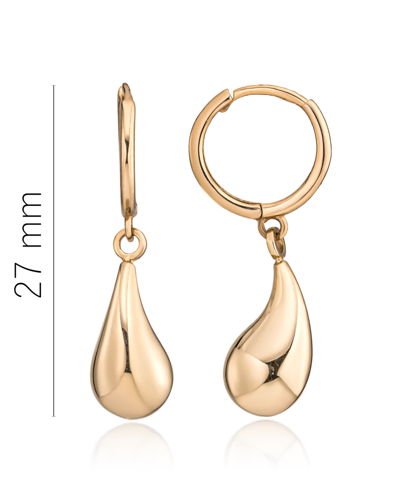Gold earrings