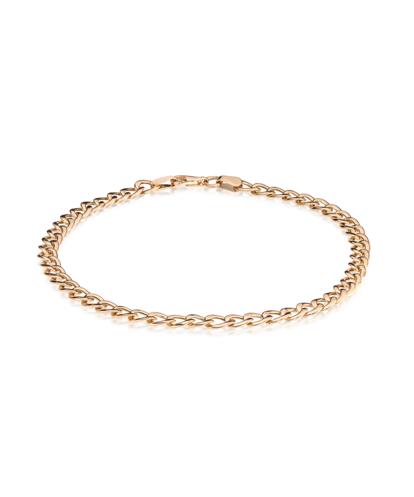 Gold bracelet "Curb"
