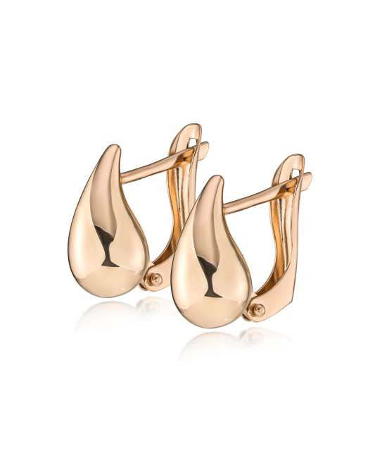 Gold earrings