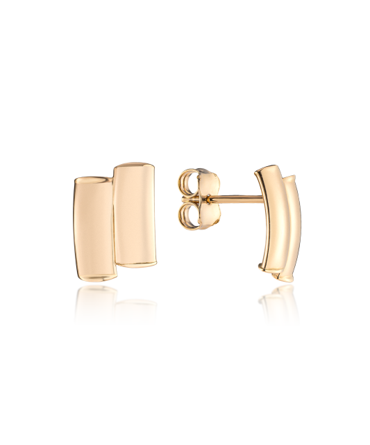 Gold earrings