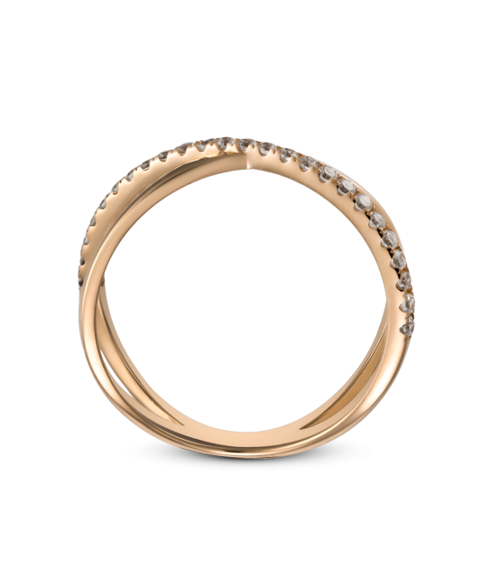 Золотое кольцо с цирконами