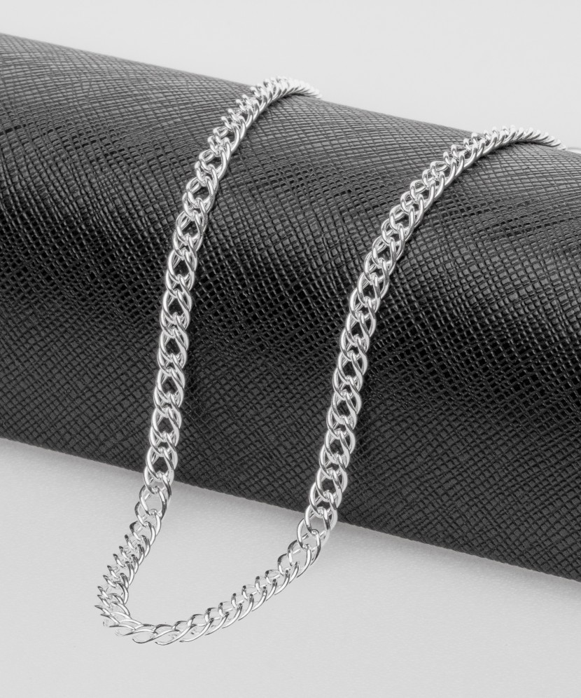 Sterling silver chain "Rombo" 4.5mm