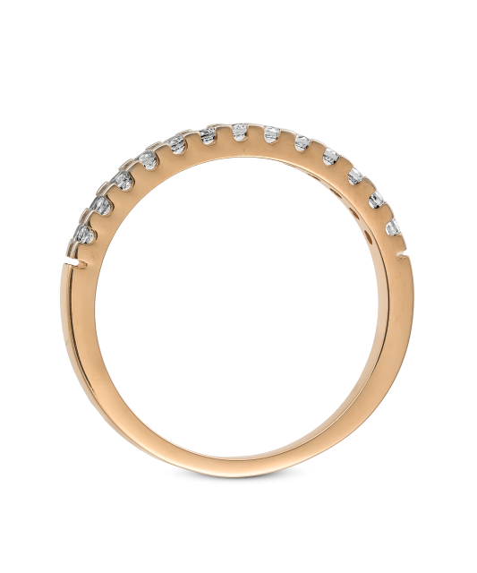 Золотое кольцо с цирконами