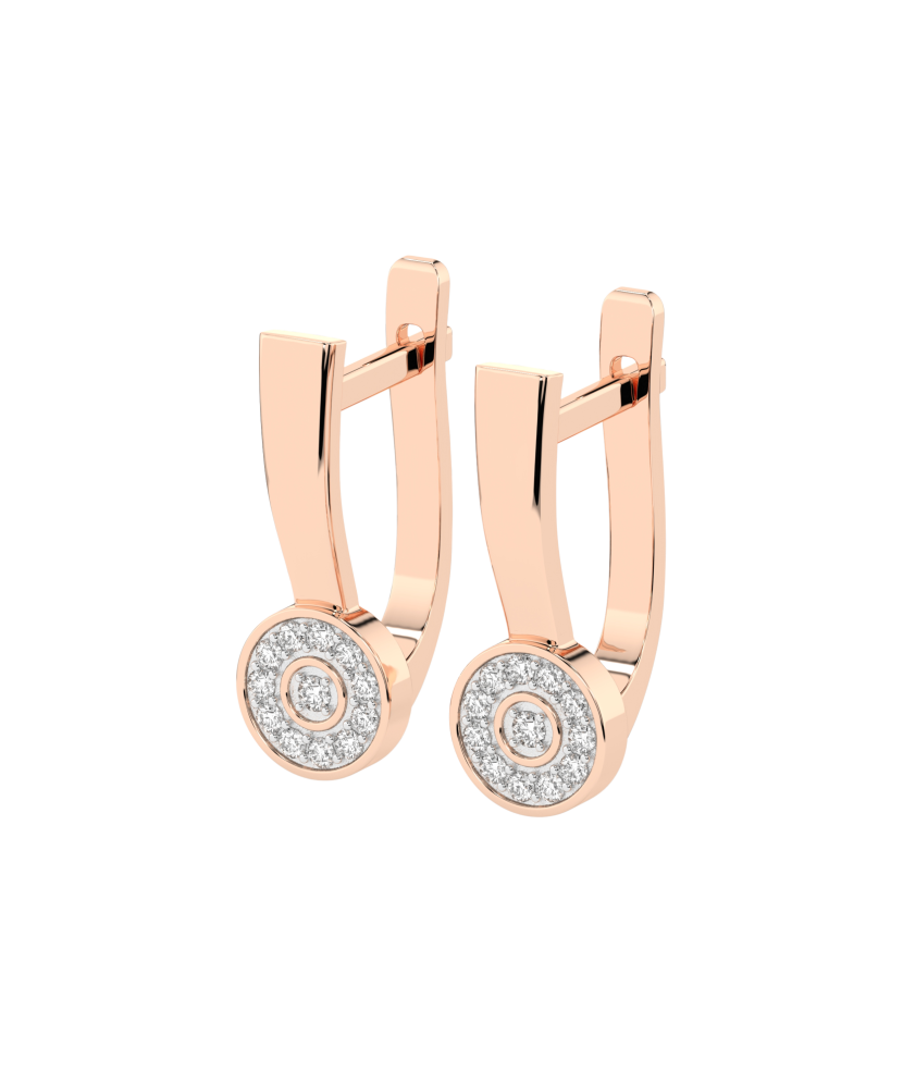 Серьги из золота с бриллиантами