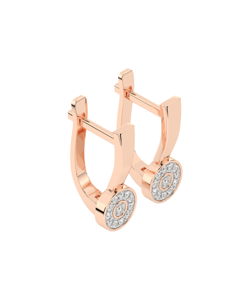 Серьги из золота с бриллиантами