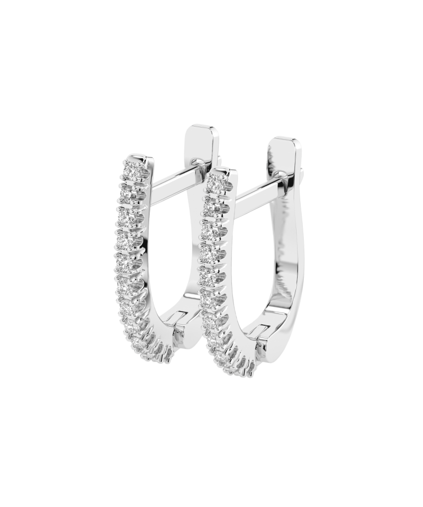 White Gold earrings with diamonds