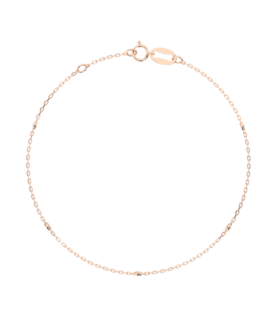 Gold bracelet with diamonds