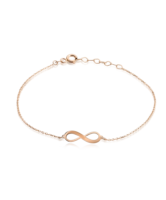 Gold bracelet "infinity"